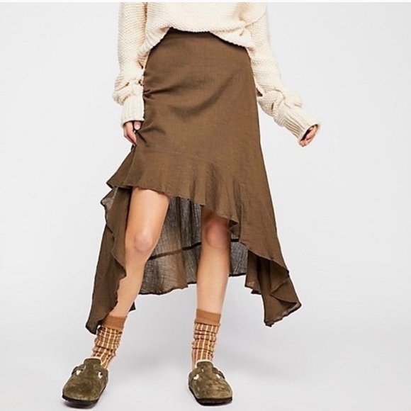 Free People Dresses & Skirts - 🚨NWOT Free People x KAS Gauzy Flounce Skirt